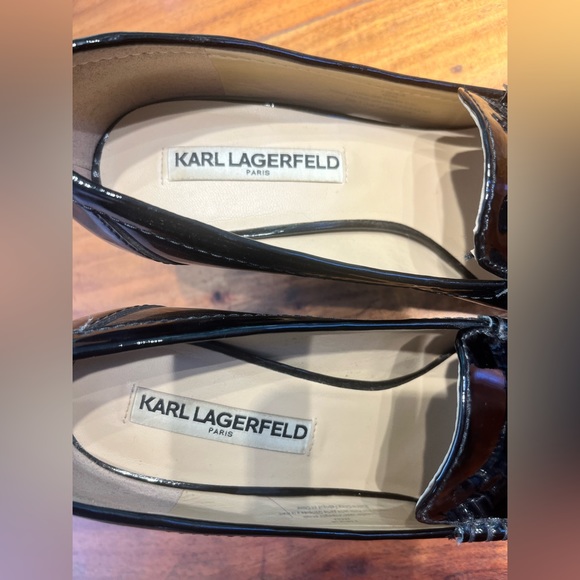 Patent leather Karl Lagerfeld loafers - Picture 4 of 4